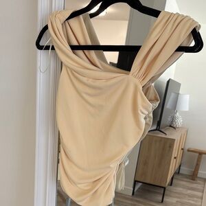 NWT Zara Butter Yellow Top